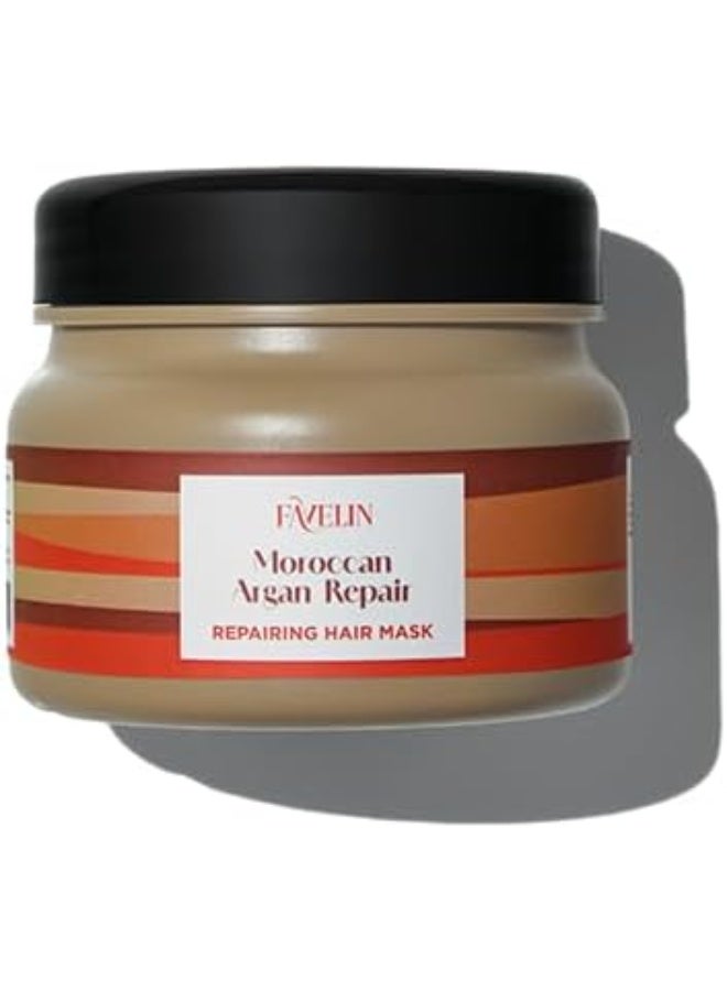 ڤاڨلين قناع الشعر المغربي المرمم بزيت الأرغان | غني بالكولاجين والكيراتين وبروفيتامين B5 | 300 مل - Image 1